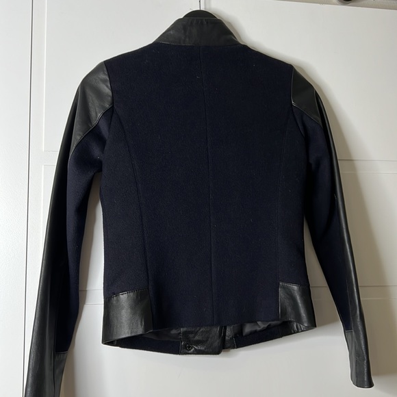 Danier 3X small leather and felt jacket. - Picture 6 of 9